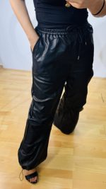 Black Guest Εco Leather Pant - Image 7