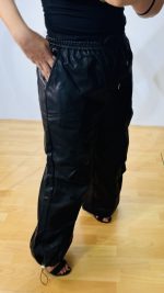 Black Guest Εco Leather Pant - Image 8