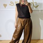 Eco Leather Camello Balloon Pant (Lumina)