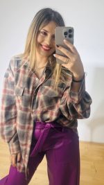 Cotton Plaid Shirt - Image 8