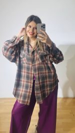 Cotton Plaid Shirt - Image 2