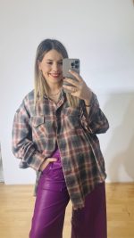 Cotton Plaid Shirt - Image 7