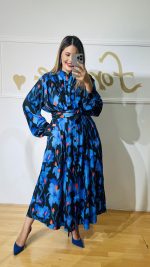 Seren Blue Dress (Mamoush) - Image 6