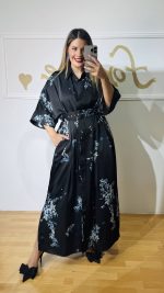 Clio Silky Black Dress (Mamoush) - Image 7