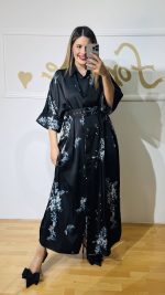 Clio Silky Black Dress (Mamoush) - Image 9