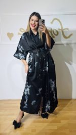 Clio Silky Black Dress (Mamoush) - Image 10