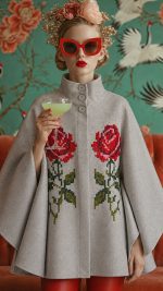Ada Cape Roses Grey (Minuu by Sourloulou)