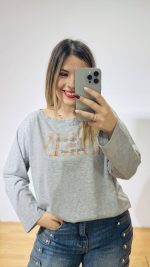 Grey Cotton T-Shirt - Image 4