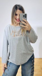 Grey Cotton T-Shirt