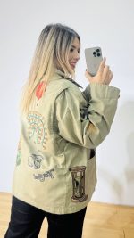 Fela Chaki Denim Jacket - Image 5