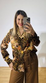 Αnimal Print Satin Shirt - Image 3