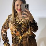 Αnimal Print Satin Shirt