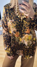 Αnimal Print Satin Shirt - Image 2